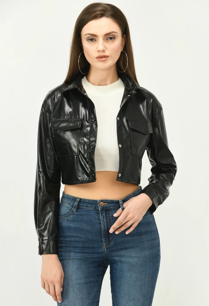 Faux Leather Shorts - Bars Of Beauty